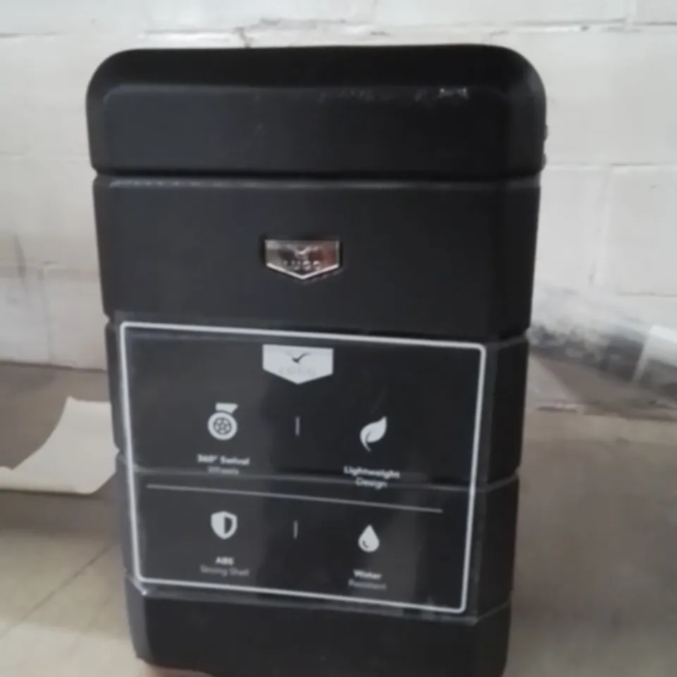 LUGG JETSET CABIN BAG DARK BLUE AND BROWN