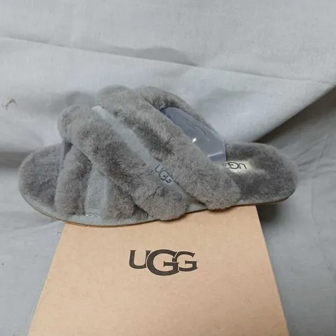 UGG SCUFFITA CHARCOAL WOMEN'S SLIPPERS – UK 5