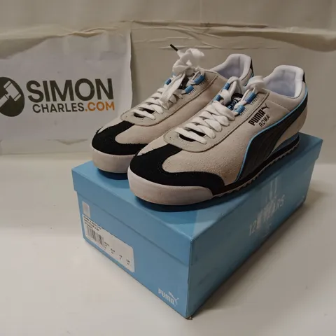 BOXED PUMA ROMA MANCHESTER CITY TRAINERS – UK 8