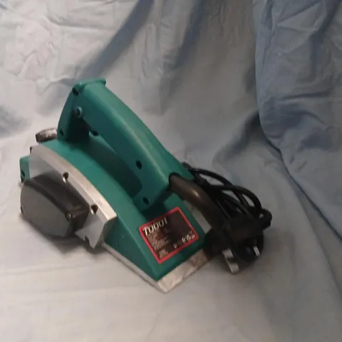 TOOT ELECTRIC PLANER – TEAL HANDHELD WOODWORKING TOOL (550W, 230V, UK PLUG)
