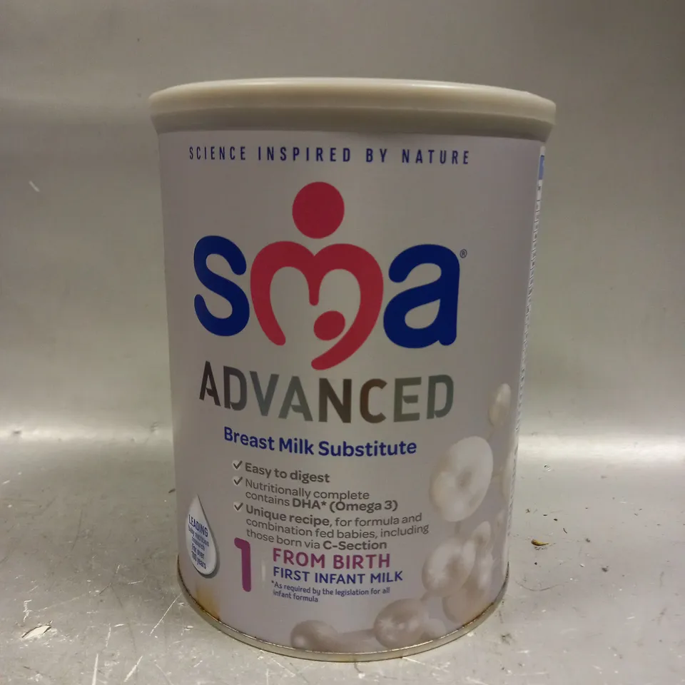 SEALED SMA ADVANCED BREAST MILK SUBSTITUTE FORMULA - 1 FROM BIRTH 