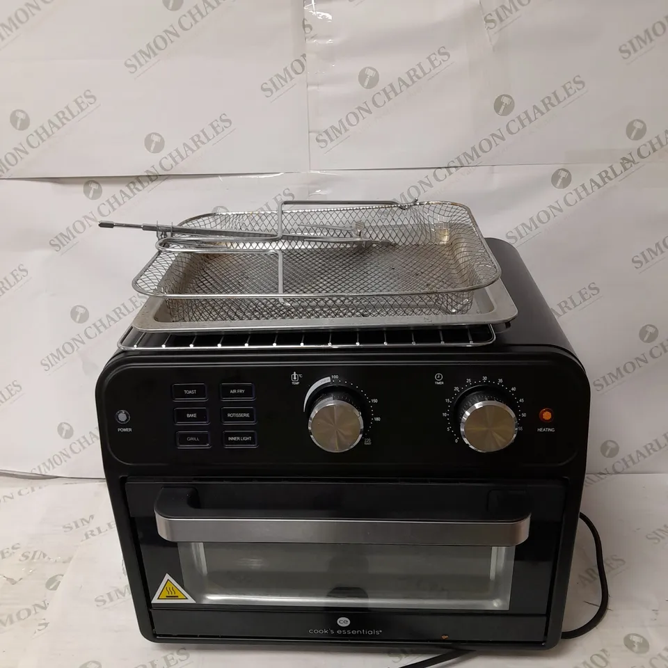 COOK'S ESSENTIAL 21-LITRE AIRFRYER OVEN IN BLACK
