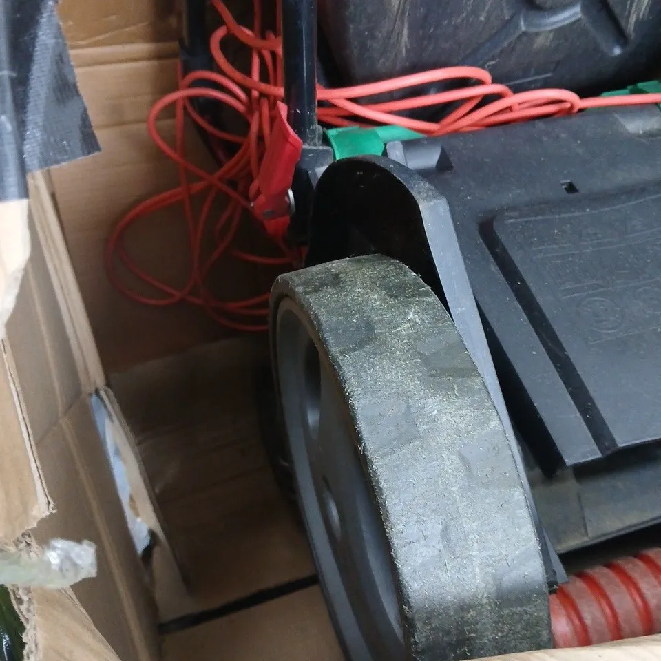 GARDEN POWER TOOL ON WHEELED FRAME – BOXED 