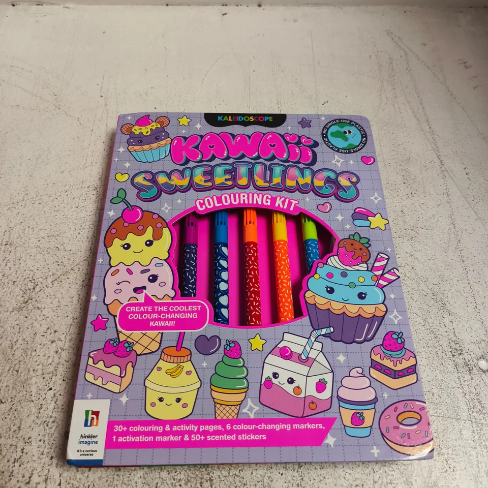 KAWAII SWEETLINGS COLOURING KIT – KALEIDOSCOPE 