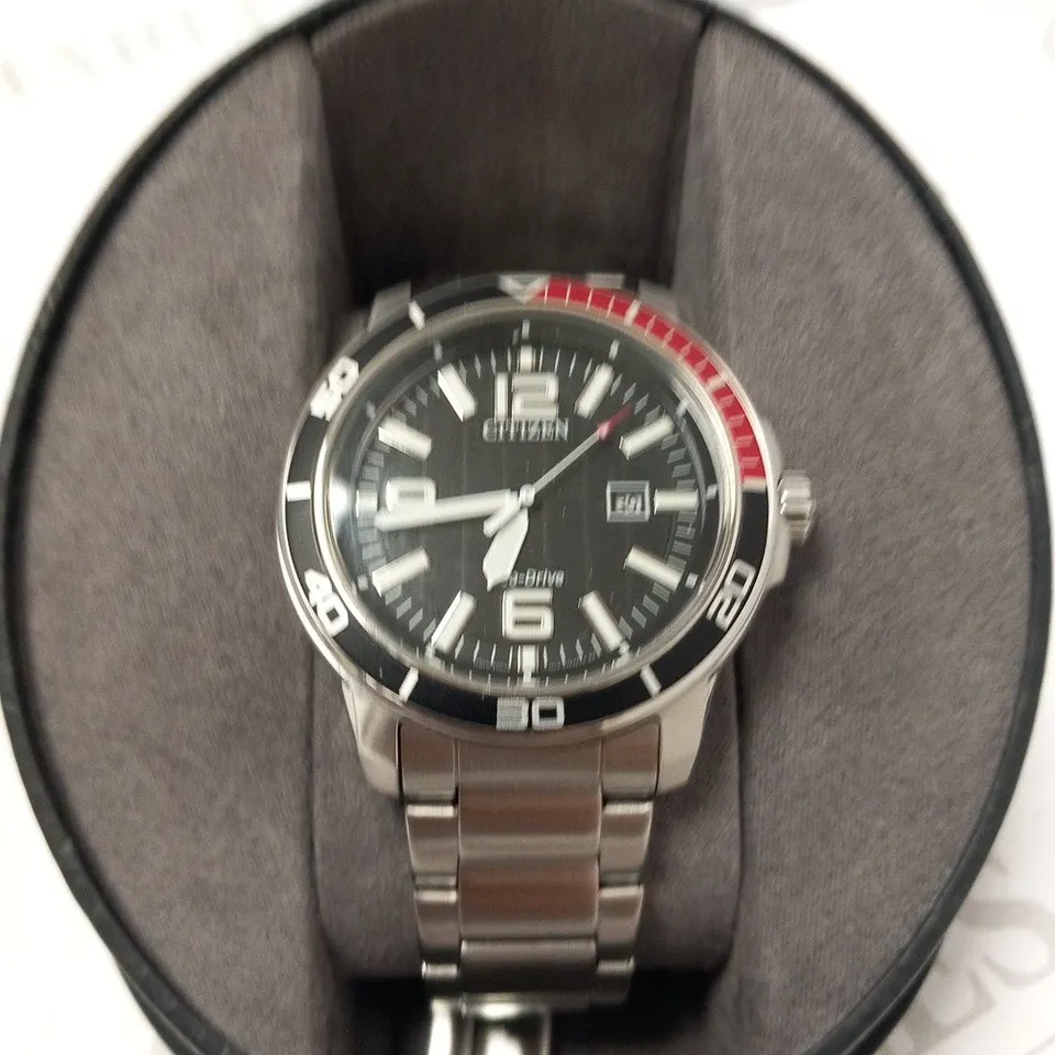 BOXED CITIZEN ECO DRIVE MENS SPORTS WRIST WATCH