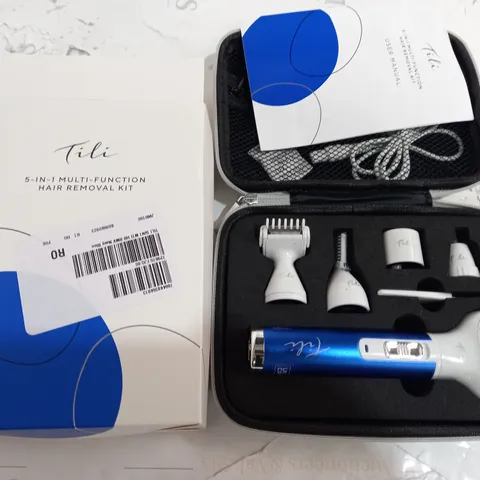 TILI 5-IN-1 MULTI-FUNCTION HAIR REMOVAL KIT - NAVY BLUE