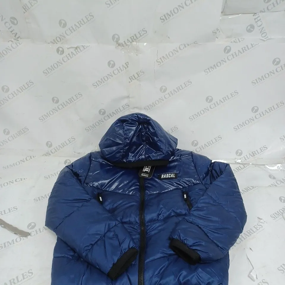 CHILDRENS RASCAL COAT 9-10 YEARS BLUE 