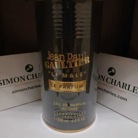BOXED AND SEALED JEAN PAUL GAULTIER LE MALE EAU DE PARFUM INTENSE 200ML