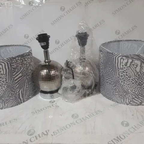 BOXED JM BY JULIEN MACDONALD SET OF 2 DISCO BALL LAMPS