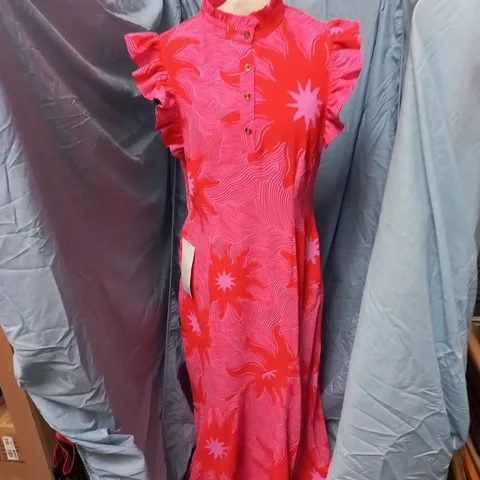 NEVER FULLY DRESSED PINK SOLEIL REMI DRESS, UK 12 (EU 40, US 8) – WITH TAG