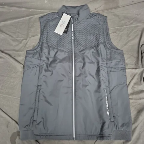 STUBURT DRI-BACK PADDED GILET – SLATE GREY, LARGE
