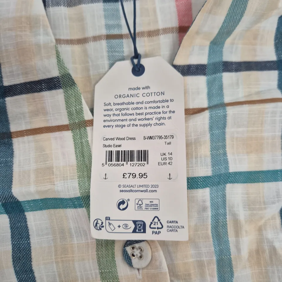 SEASALT CORNWALL ORGANIC COTTON DRESS – UK 14 (EU 42, US 10)