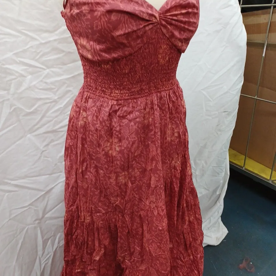 FREE PEOPLE PINK ROSE DRESS SIZE XS