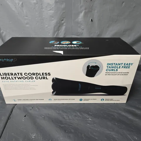 BOXED REVAMP PROGLOSS LIBERATE CORDLESS HOLLYWOOD CURL AUTOMATIC ROTATING CURLERS