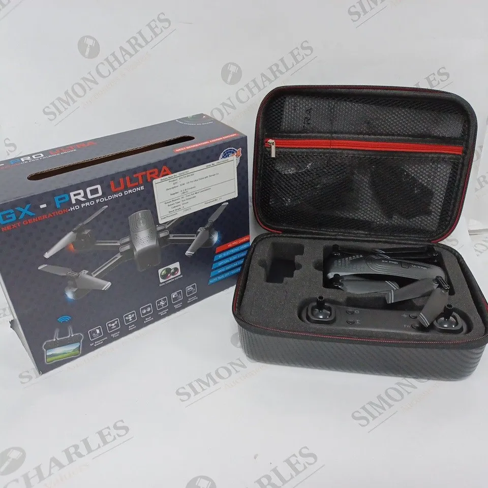 BOXED RDM GX-PRO ULTRA NEXT GENERATION HD PRO FOLDING DRONE 