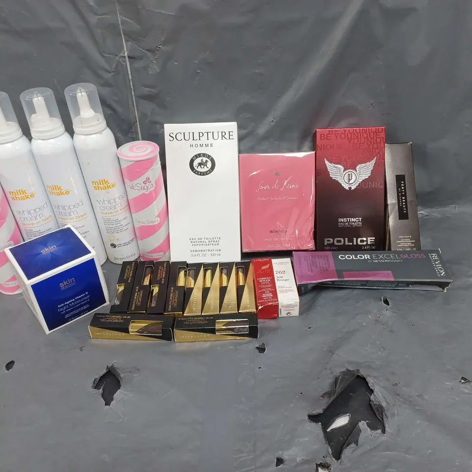 LOT OF APPROX 15 COSMETIC ITEMS TO INCLUDE SISLEY EAU DE PARFUM, ANASTASIA DIPBROW GEL, ETC