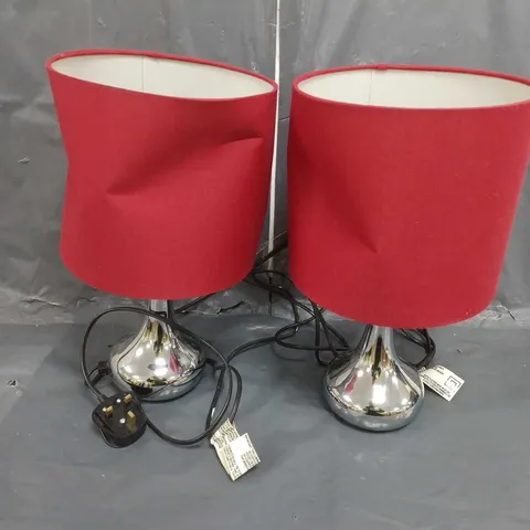 COLOURS DESK LAMP PAIR 