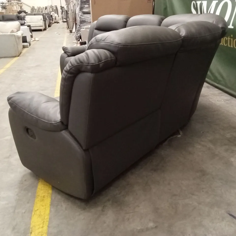 ROTHBURY LUXURY FAUX LEATHER HIGH BACK MANUAL RECLINER CORNER GROUP SOFA RRP £1599