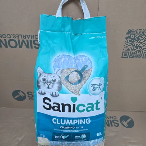 SANICAT CLUMPING LITTER (10L) - COLLECTION ONLY