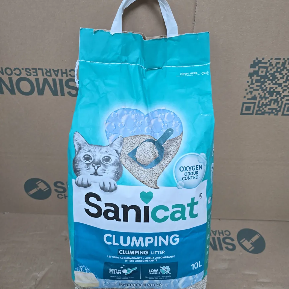 SANICAT CLUMPING LITTER (10L) - COLLECTION ONLY