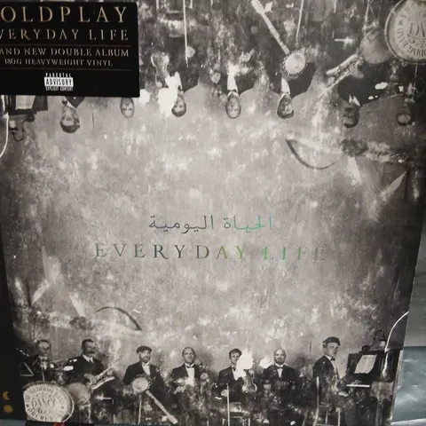 COLDPLAY EVERYDAY LIFE BRAND NEW DOUBLE ALBUM 180G HEAVYWEIGHT VINYL