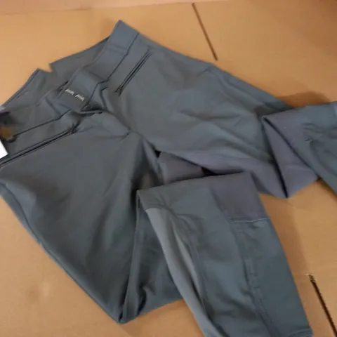 DERBY HOUSE ELITE LADIES HIGH WAIST FULL SEAT BREECHES IN GREY - UK 32