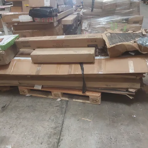 PALLET CONTAINING A LARGE QUANTITY OF ASSORTED FURNITURE PARTS ECT