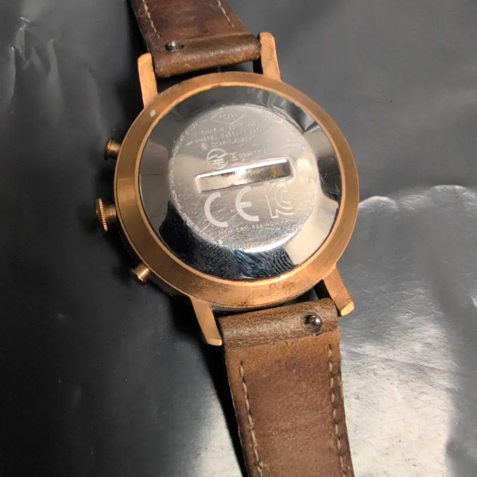 Fossil Leather Strap Watch