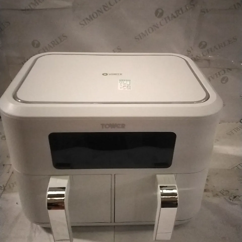 BOXED TOWER 8.5 LITRE DUAL BASKET AIR FRYER 