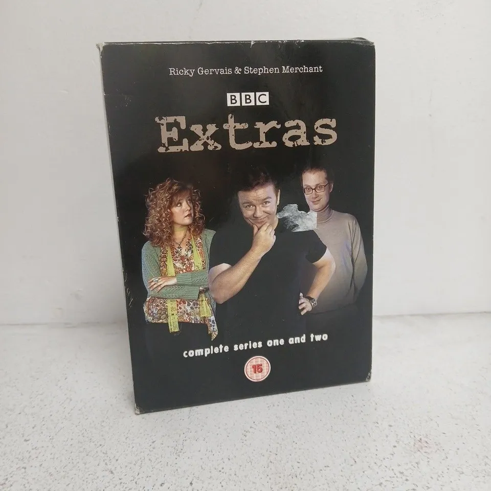 EXTRAS: COMPLETE SERIES ONE & TWO – BBC DVD BOX SET (FOUR DISC)
