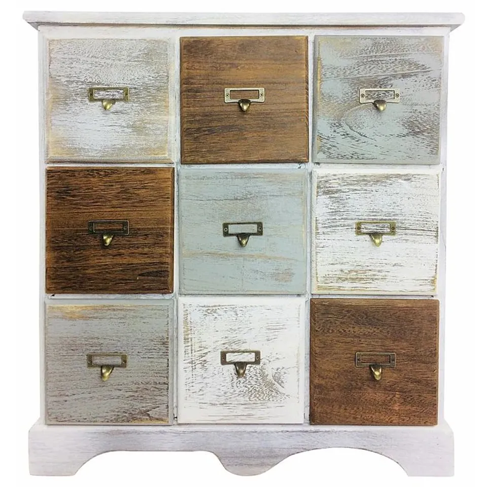 BOXED BRIANA 9 DRAWER CHEST