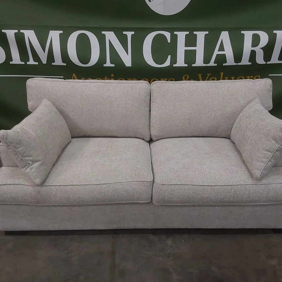 DESIGNER LARGE DURY CHUNKY WEAVE 3 SEATER SOFA