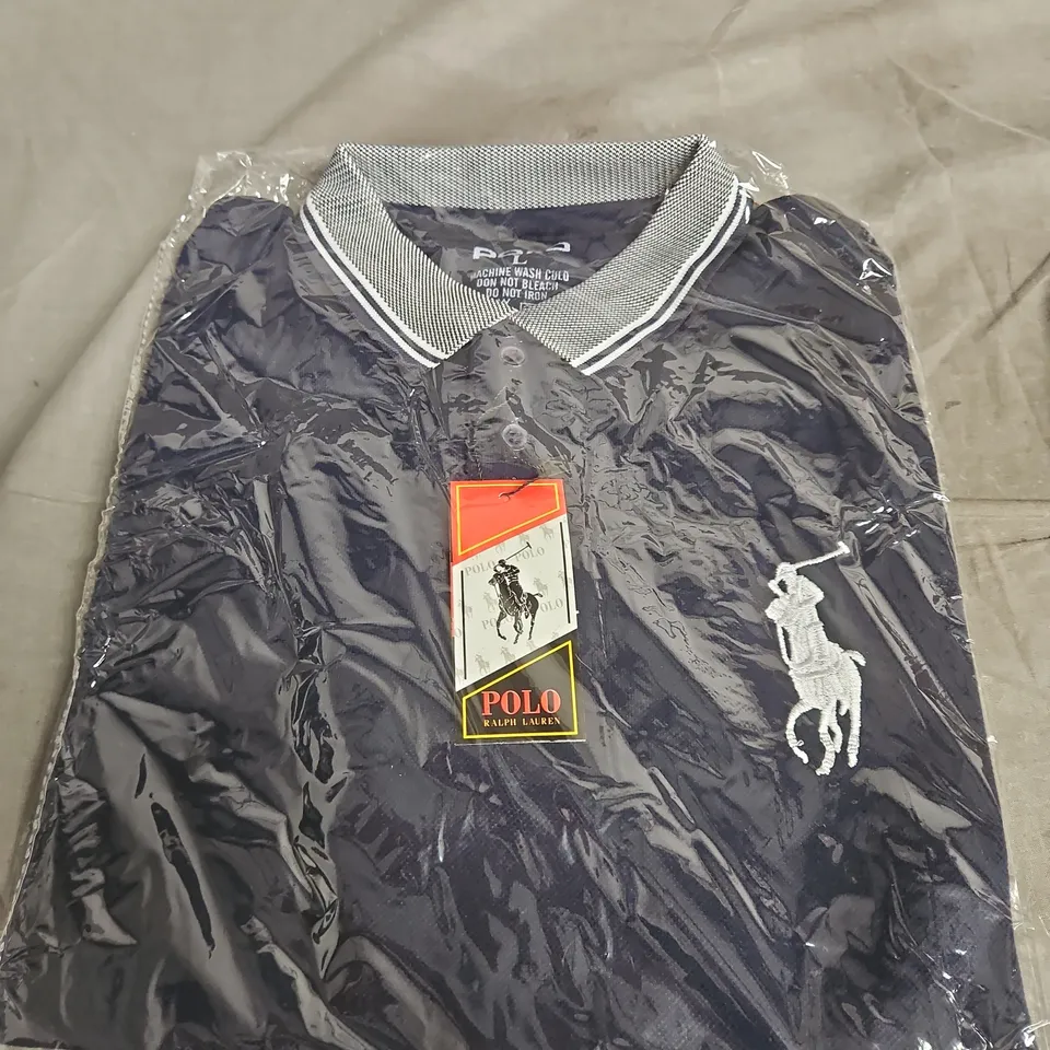 POLO RALPH LAUREN POLO SHIRT – NAVY, MEN'S SIZE L