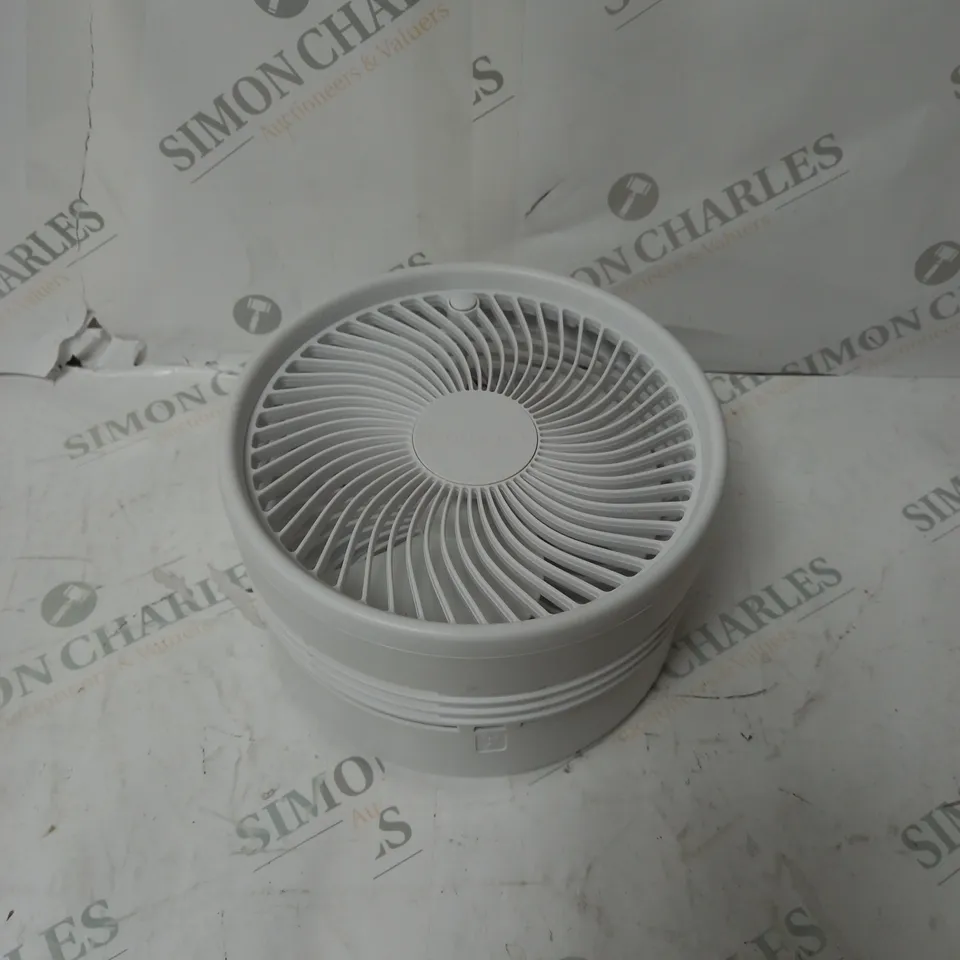 BELL & HOWELL OSCILLATING FOLDING RECHARGEABLE FAN, WHITE