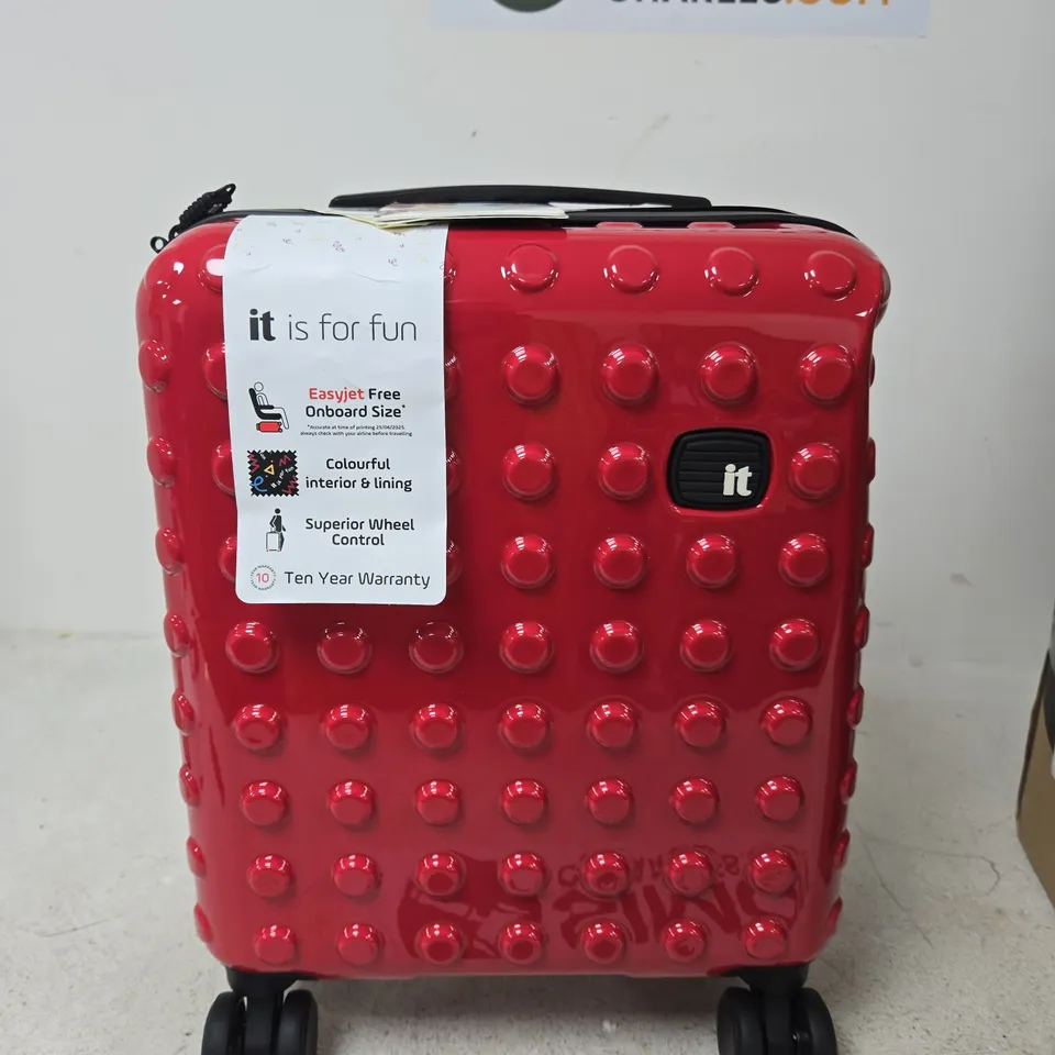 BOBBLE-BLOC TRUE RED KIDS SUITCASE 