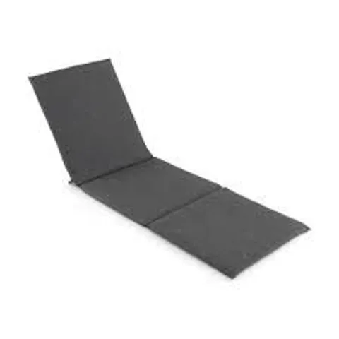 BOXED FOLDING OUTDOOR CHAISE LOUNGE CUSHION PATIO FURNITURE PAD WITH STRAPS