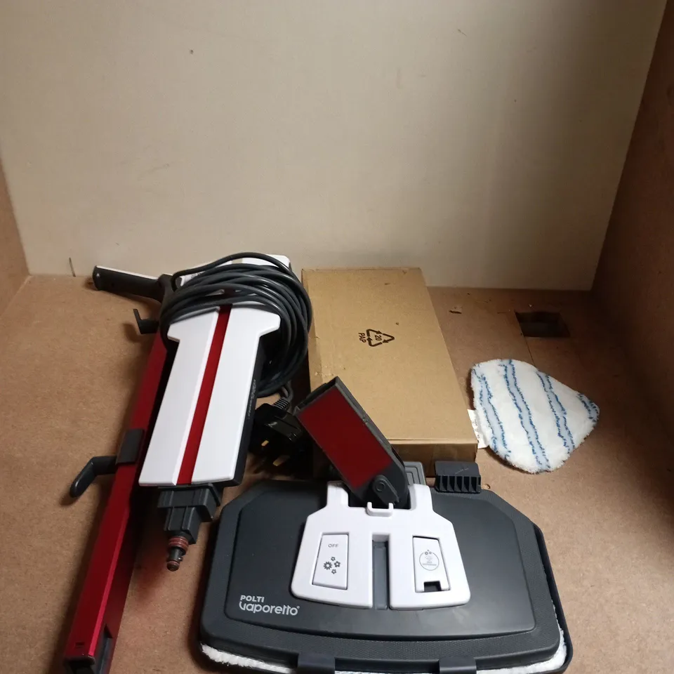 BOXED POLTI VAPORETTO STEAM CLEANING SYSTEM WITH FLOOR HEAD