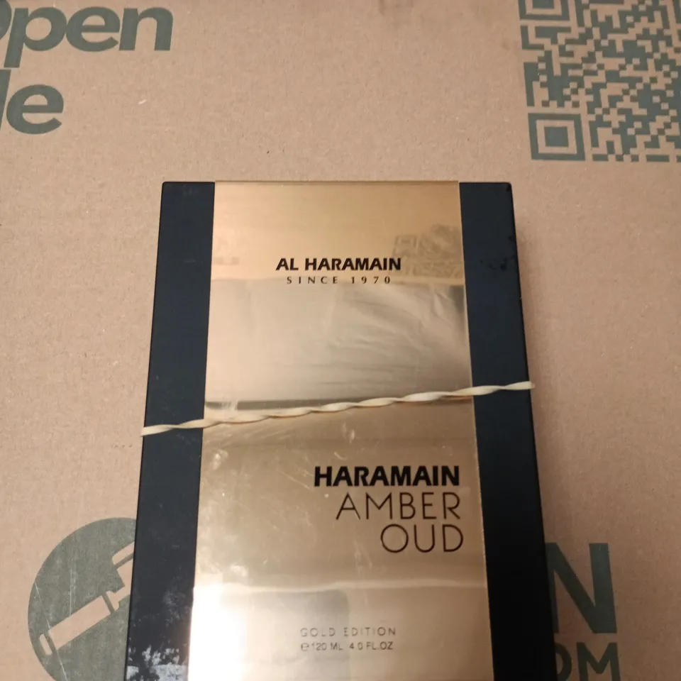 BOXED AL HARAMAIN AMBER OUD GOLD EDITION 120ML SPRAY