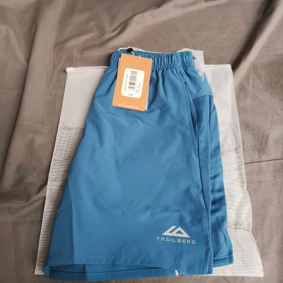 TRAILBERG ESSENTIALS 2.0 SHORT – BLUE (SIZE XS)
