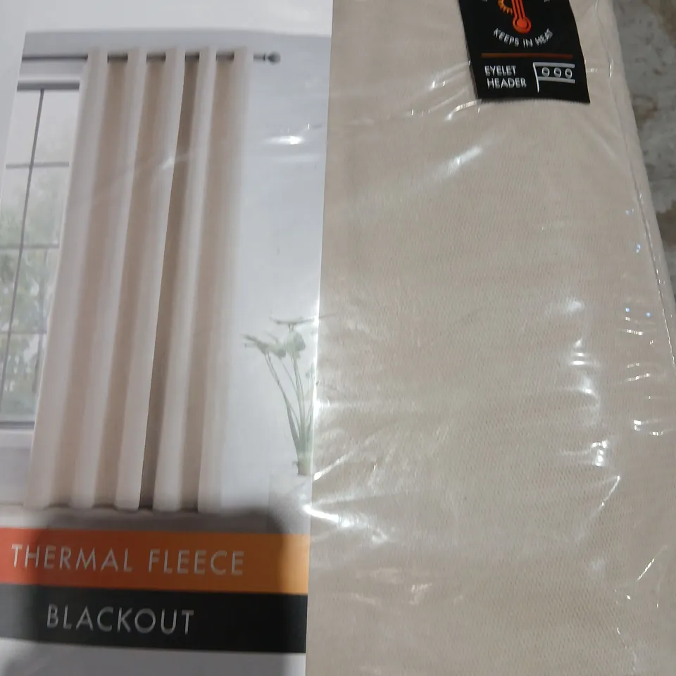 CATHERINE LANSFIELD THERMAL FLEECE CURTAINS 66 X 54"