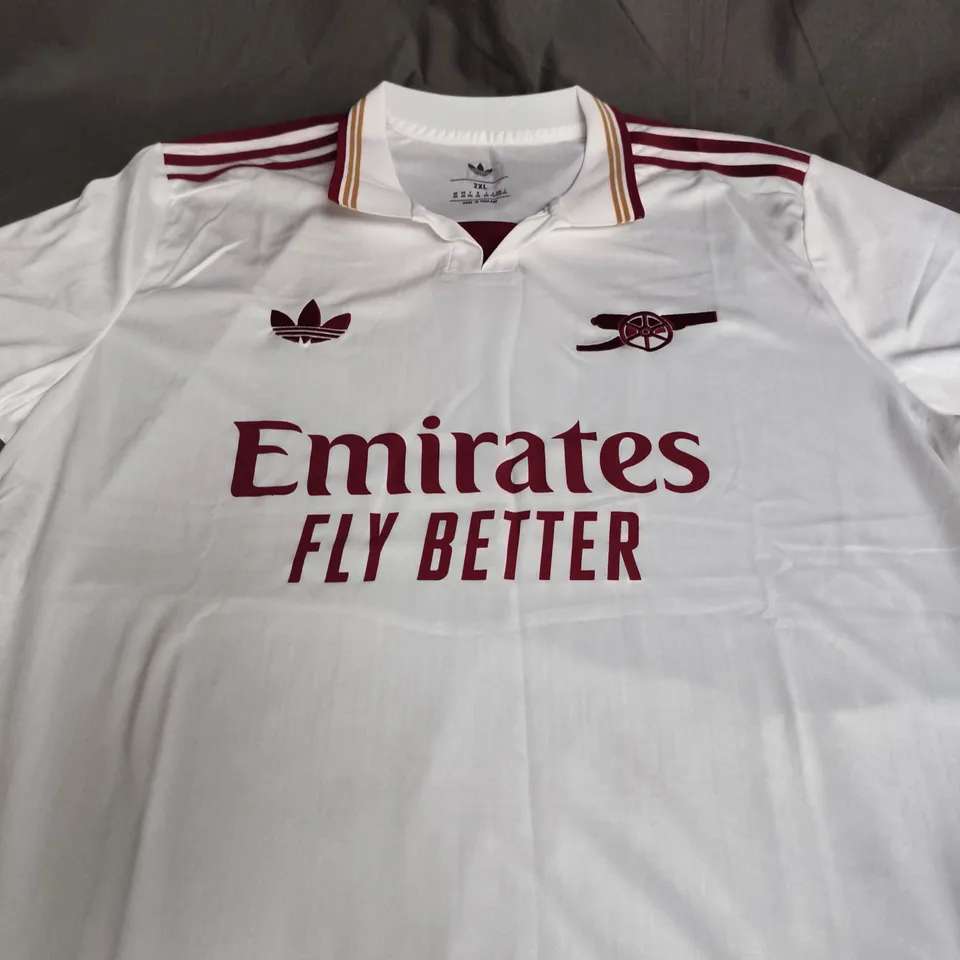 ADIDAS ARSENAL FOOTBALL SHIRT – EMIRATES FLY BETTER – MEN'S UK XXL