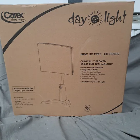 BOXED CAREX DAYLIGHT 10000 LUX THERAPY LIGHT 