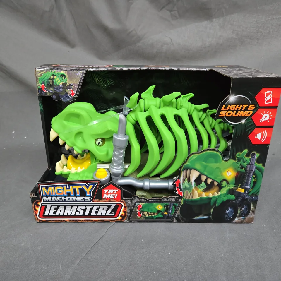 TEAMSTERZ MIGHTY MACHINES LIGHT & SOUND T-REX RIB CAGE RIPPER RRP £19.99