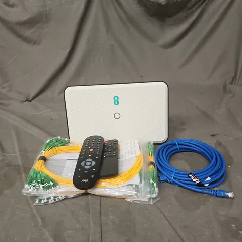 APPROXIMATELY 15 ASSORTED ITEMS TO INCLUDE EE HUB, CABLES, REMOTE CONTROLS ETC