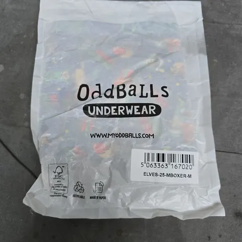 BAGGED ODDBALLS ELVES BOXERS - MEDIUM