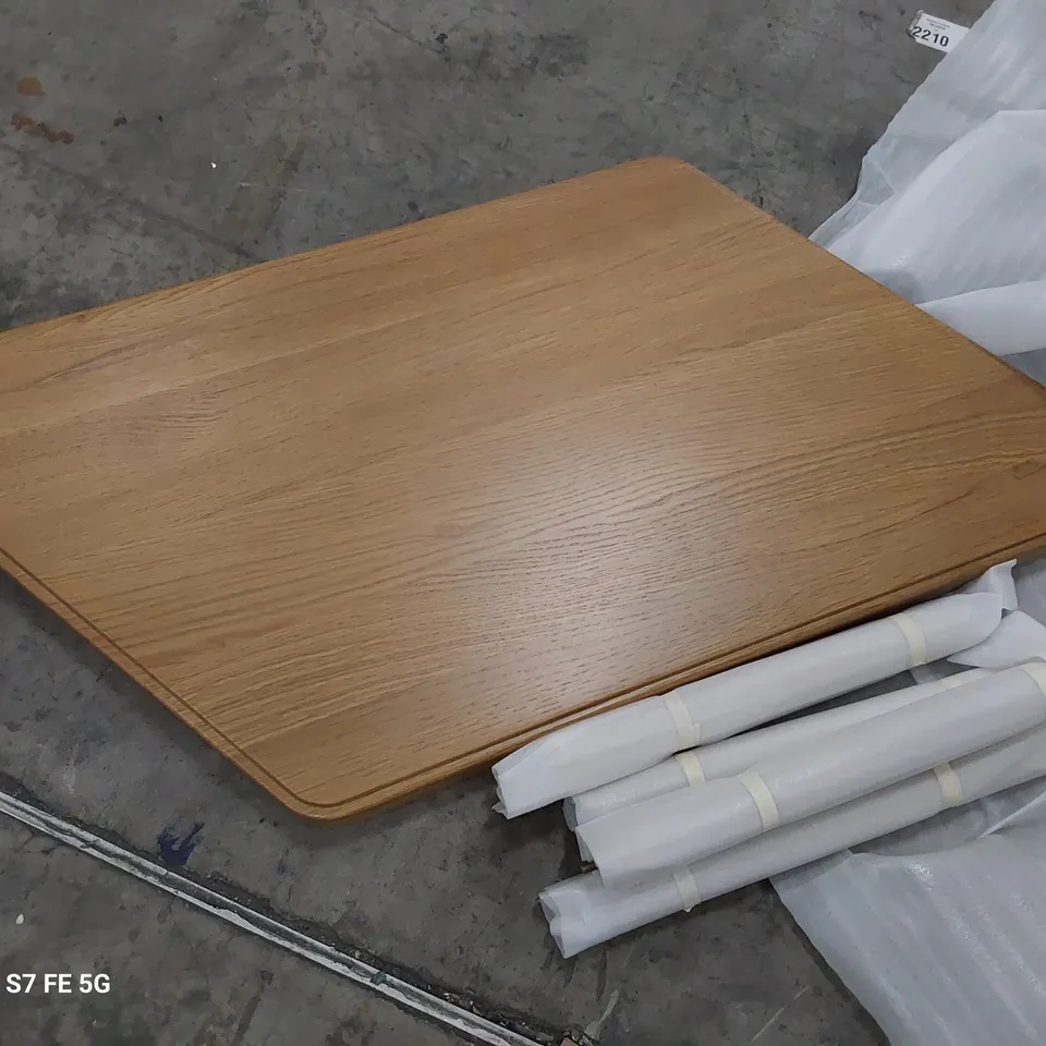 DESIGNER SOLID OAK COFFEE TABLE