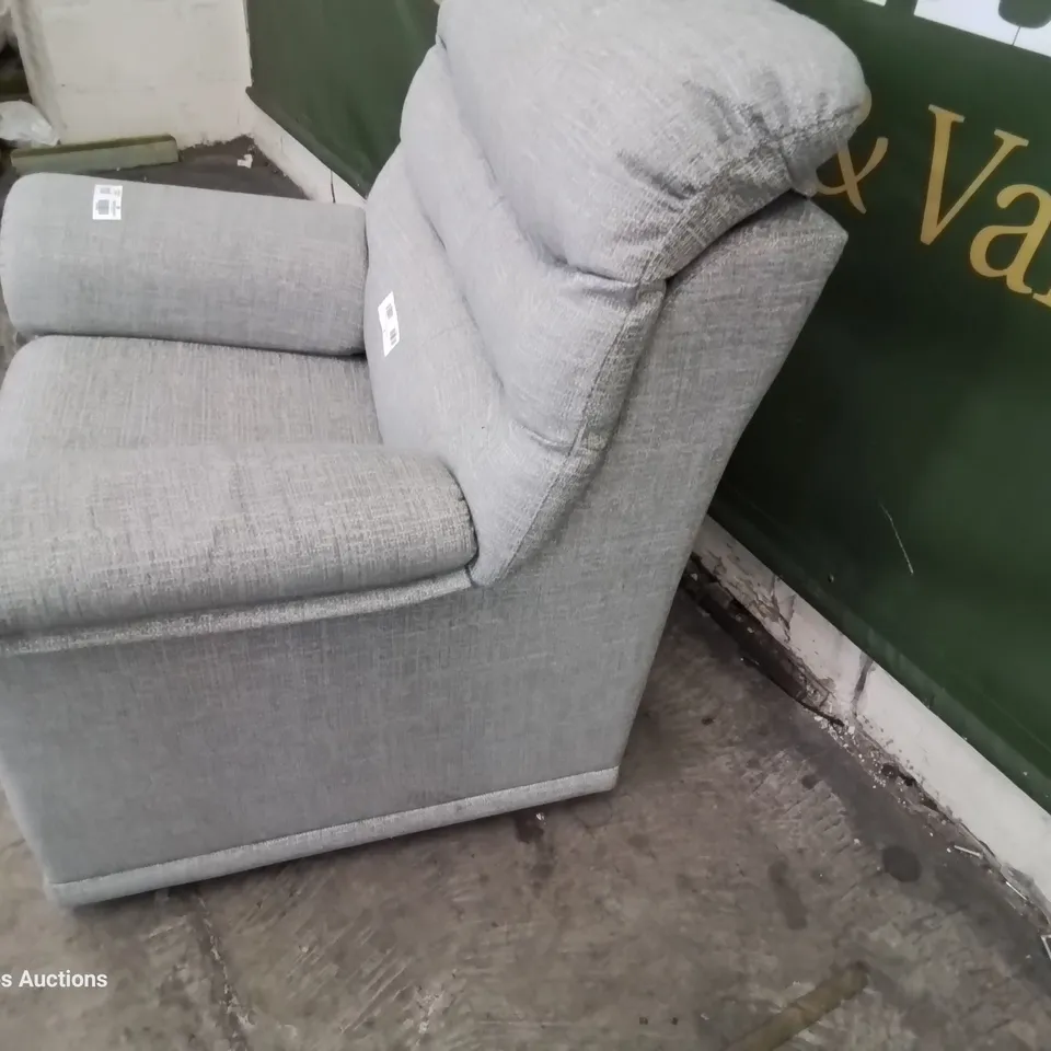 QUALITY BRITISH DESIGNER & MANUFACTURED G PLAN MALVERN EASY CHAIR LIMA DUCK EGG FABRIC
