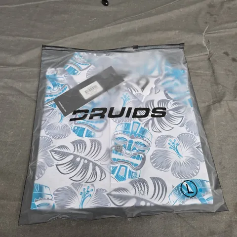 BAGGED DRUIDS TIKI POLO - SIZE LARGE