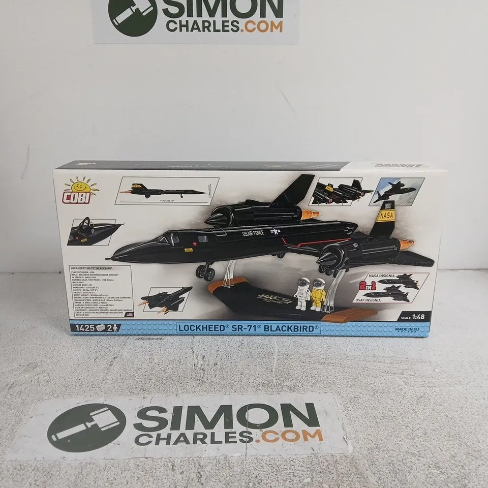 COBI LOCKHEED SR-71 BLACKBIRD MODEL KIT – EXECUTIVE EDITION, 1:48, BOXED