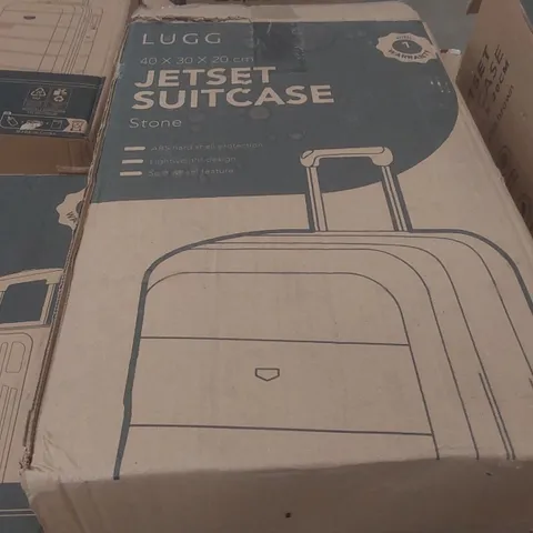 BOXED LUGG TRAVEL SUITCASE